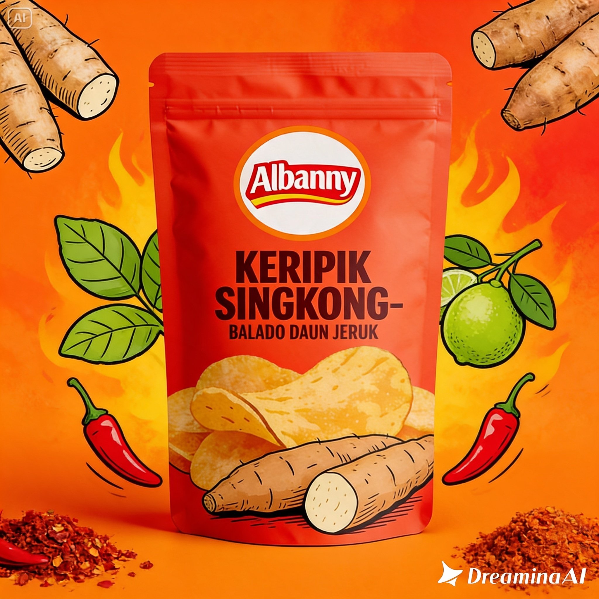 Balado Daun Jeruk